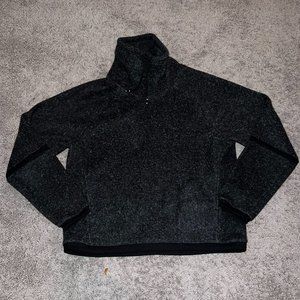 Nike Womens Therma Training Black Fleece Cozy Cowl Neck Sweater BV5285-010 Small